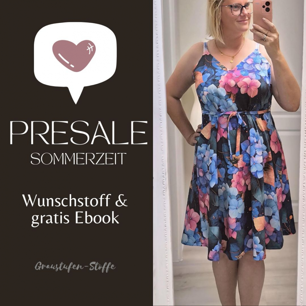 Dein Presale-Paket mit Gratis Schnittmuster: Kleid Sommerzeit  und Wunscheigenproduktion